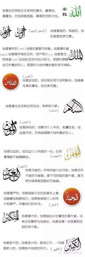 一目了然·安拉的99個尊名