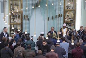 聯合國秘書長訪問紐約伊斯蘭中心