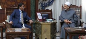 茅利塔尼亞大使與愛資哈爾大伊瑪姆會談