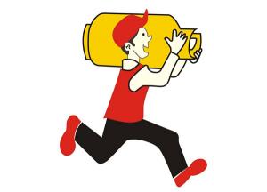 偷煤氣罐的巴基斯坦小夥