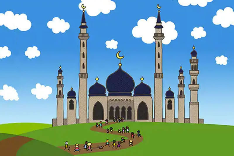 清真寺裡吉慶多