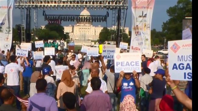 美國穆斯林發動集會譴責日益高漲的伊斯蘭恐懼症