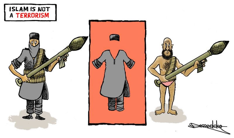 不要將伊斯蘭與恐怖主義相關聯