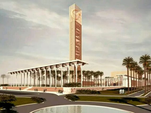 世界最高(265米)的宣禮塔