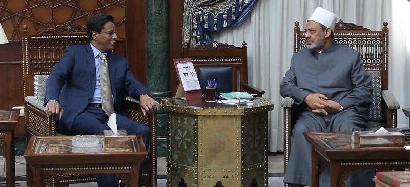 茅利塔尼亞大使與愛資哈爾大伊瑪姆會談