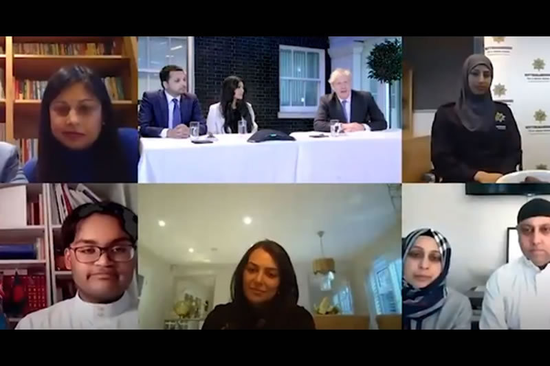 英國首相主持並參加線上開齋活動