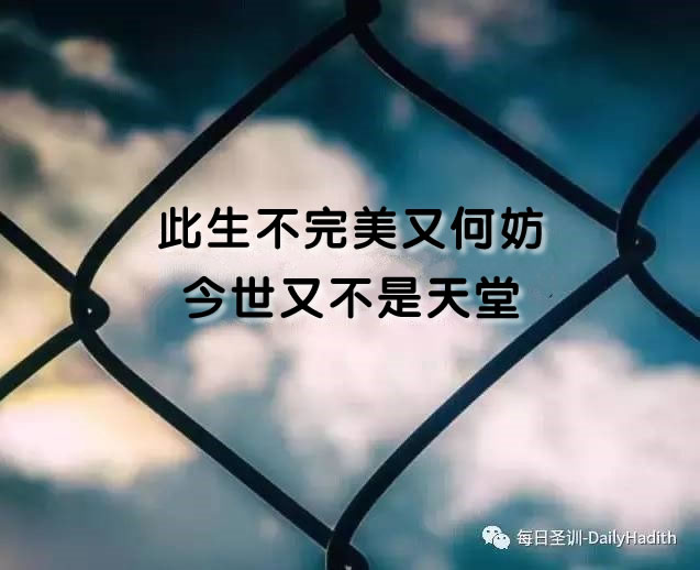 此生不完美又何妨，今世又不是天堂