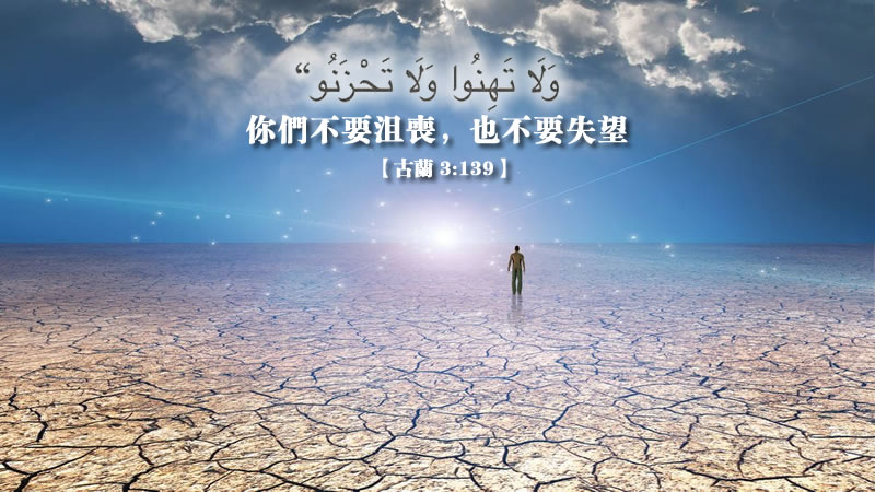 你們不要沮喪，也不要失望