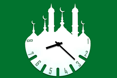 香港各清真寺全年五時禮拜時間表