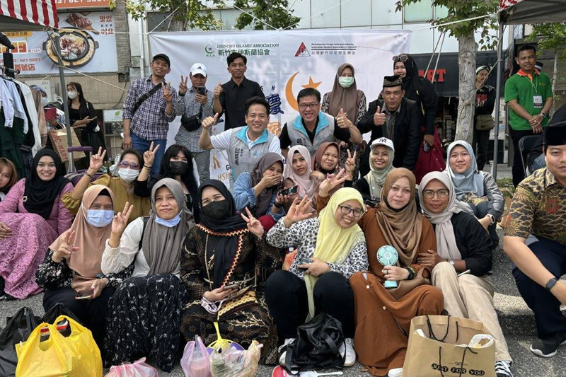 臺灣新竹市慶開齋節 熱鬧滾滾